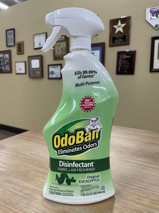 Ready-to-Use Disinfectant and Odor Eliminator, 32 Ounce Spray Bottle, Original Eucalyptus Scent