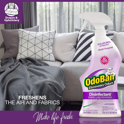 Ready-to-Use Disinfectant and Odor Eliminator, 32 Ounce Spray Bottle, Original Eucalyptus Scent