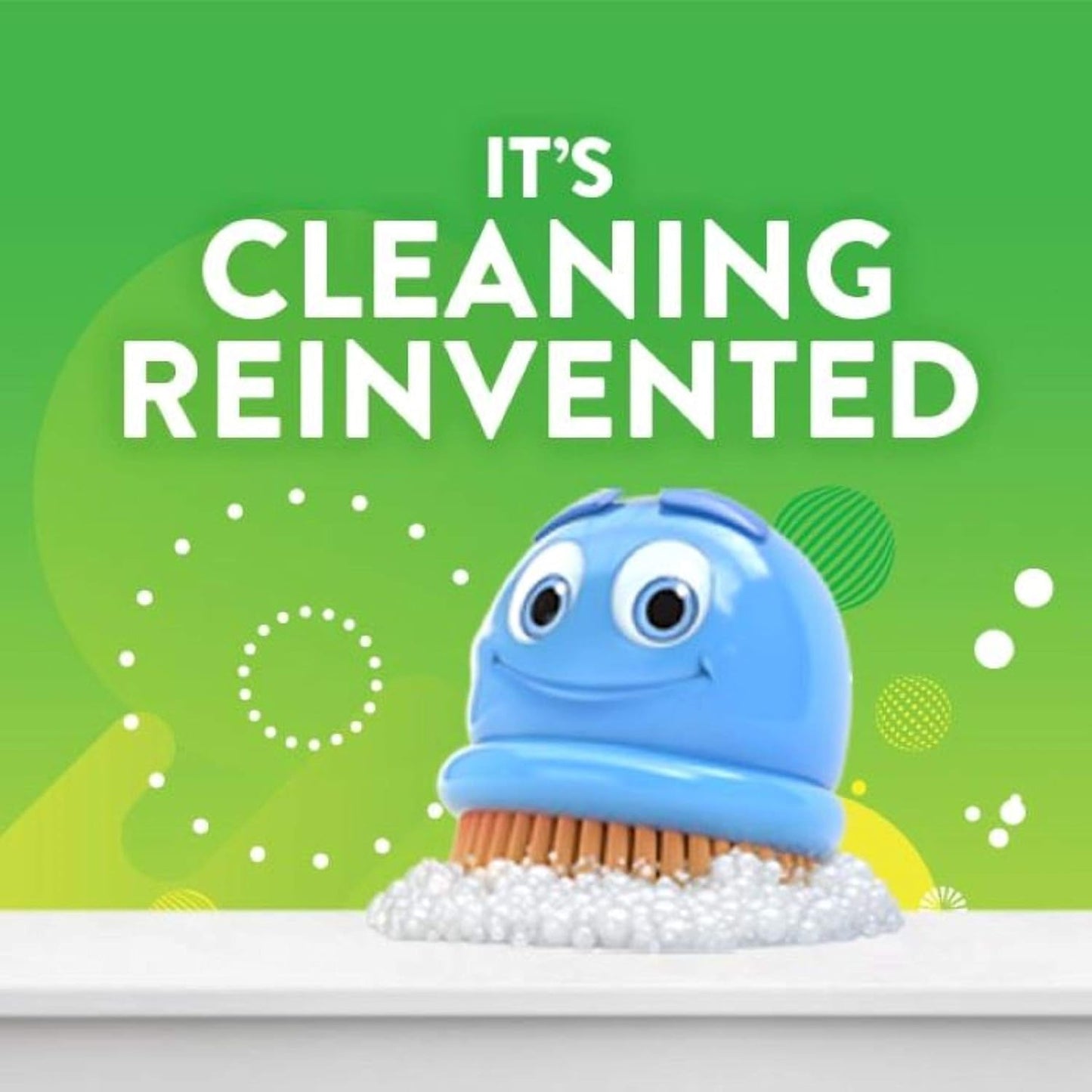 Fresh Gel Toilet Bowl Cleaning Stamps, Helps Keep Toilet Clean and Helps Prevent Limescale & Rings, Rainshower Scent, 1 Dispenser with 6 Fresh Gel Stamps (Pack of 2)