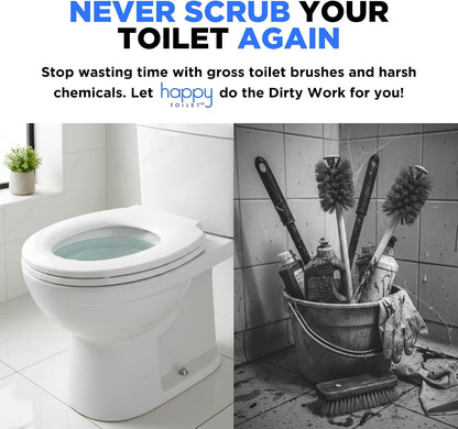 Original Toilet Bowl Tablet Holder Automatic Toilet Bowl Cleaner - Easy Install Toilet Tablet Holder, Auto Toilet Cleaning System Tank Caddy, Septic Safe Flush, Made in USA (2PK)