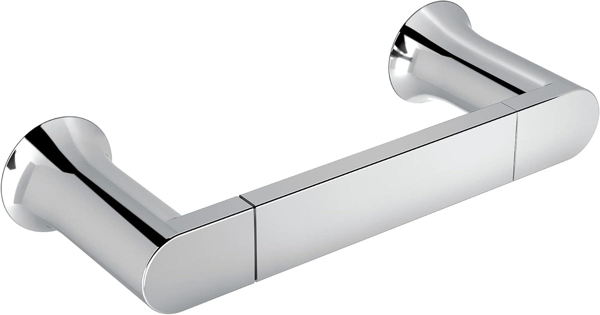 Genta LX Modern Single Kitchen or Bathroom Towel Bar, 24-Inch, Matte Black, BH3824BL