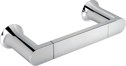 Genta LX Modern Single Kitchen or Bathroom Towel Bar, 24-Inch, Matte Black, BH3824BL