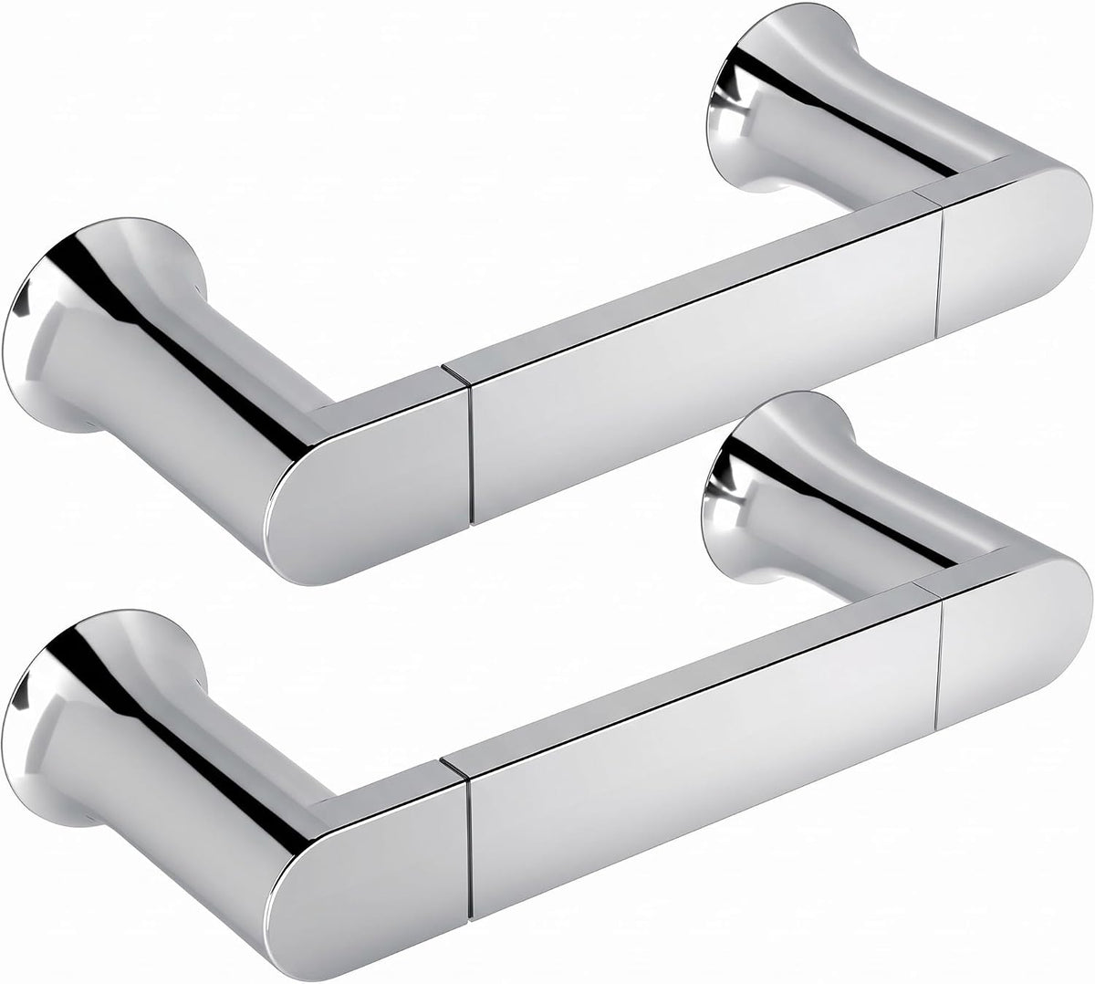 Genta LX Modern Single Kitchen or Bathroom Towel Bar, 24-Inch, Matte Black, BH3824BL
