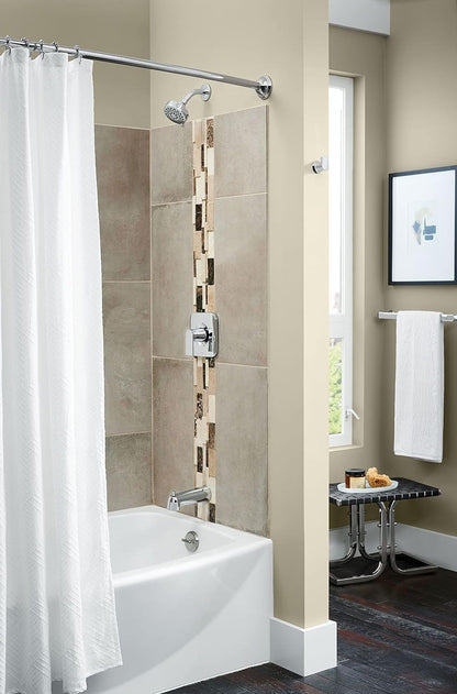 Genta LX Modern Single Kitchen or Bathroom Towel Bar, 24-Inch, Matte Black, BH3824BL