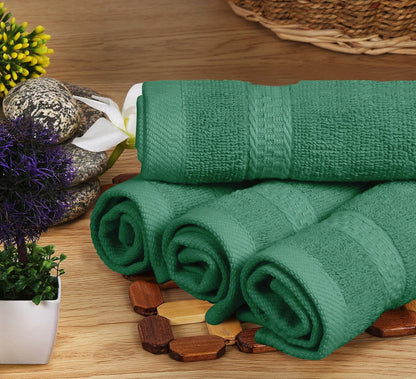 8 Piece Majestic Plush Luxury Towel Set, Cotton, Grey | Majestic Plush 100% Ring Spun Cotton Towels - Super Absorbent, Quicker-to-Dry, Thick & Soft, Bathroom, Spa & Hotel