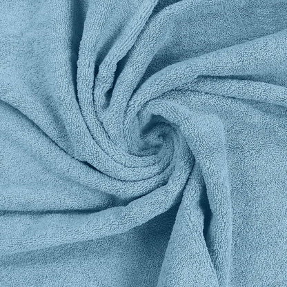 8 Piece Majestic Plush Luxury Towel Set, Cotton, Grey | Majestic Plush 100% Ring Spun Cotton Towels - Super Absorbent, Quicker-to-Dry, Thick & Soft, Bathroom, Spa & Hotel