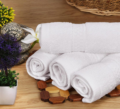 8 Piece Majestic Plush Luxury Towel Set, Cotton, Grey | Majestic Plush 100% Ring Spun Cotton Towels - Super Absorbent, Quicker-to-Dry, Thick & Soft, Bathroom, Spa & Hotel