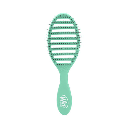 Speed Dry Hair Brush, Amazon Exclusive Aqua, Vented Design & Soft HeatFlex Bristles, Blow Dry Safe, Ergonomic Handle Manages Tangles & Uncontrollable Strands, Pain-Free Hair Accessories