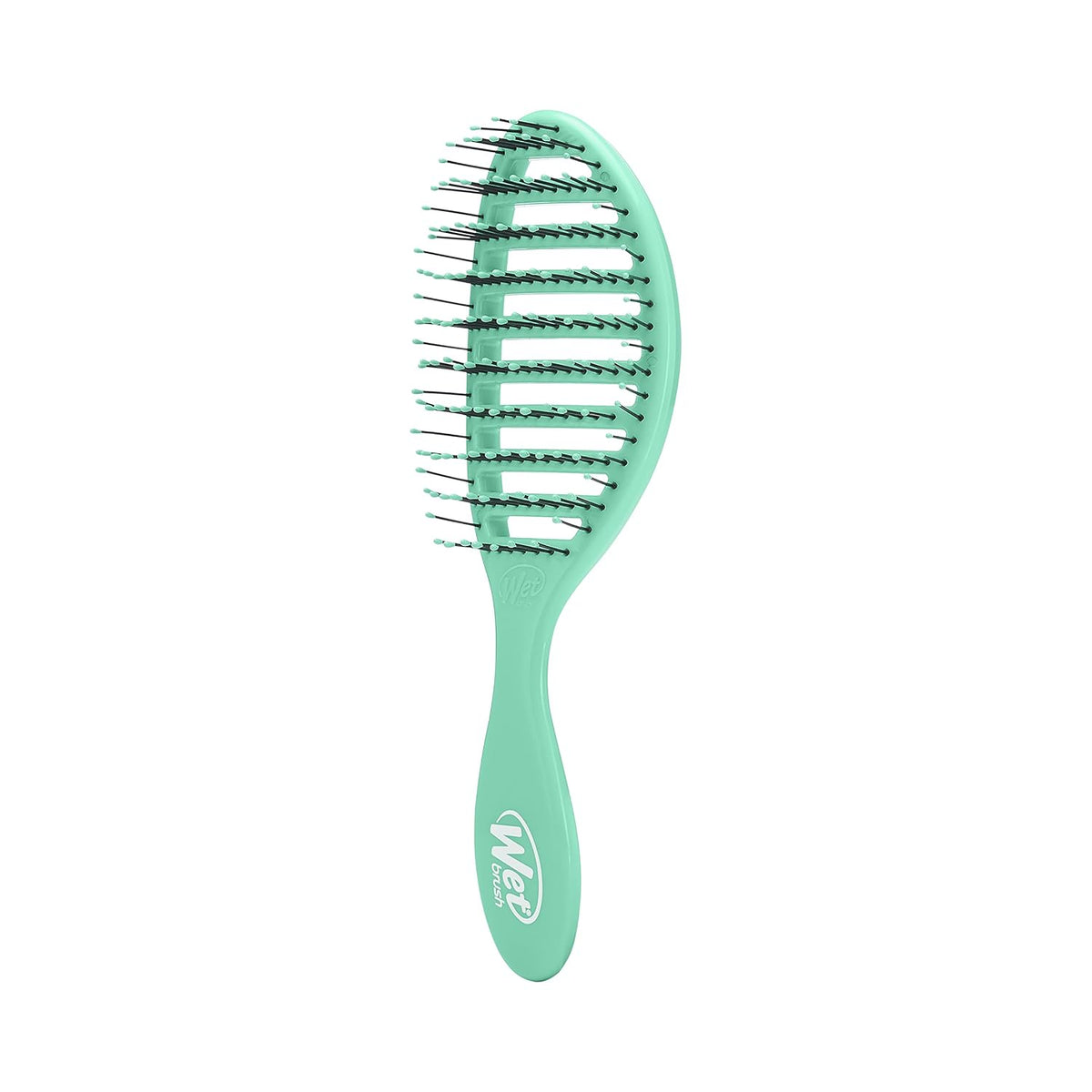 Speed Dry Hair Brush, Amazon Exclusive Aqua, Vented Design & Soft HeatFlex Bristles, Blow Dry Safe, Ergonomic Handle Manages Tangles & Uncontrollable Strands, Pain-Free Hair Accessories