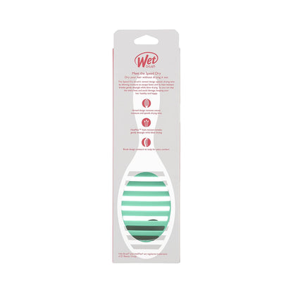 Speed Dry Hair Brush, Amazon Exclusive Aqua, Vented Design & Soft HeatFlex Bristles, Blow Dry Safe, Ergonomic Handle Manages Tangles & Uncontrollable Strands, Pain-Free Hair Accessories