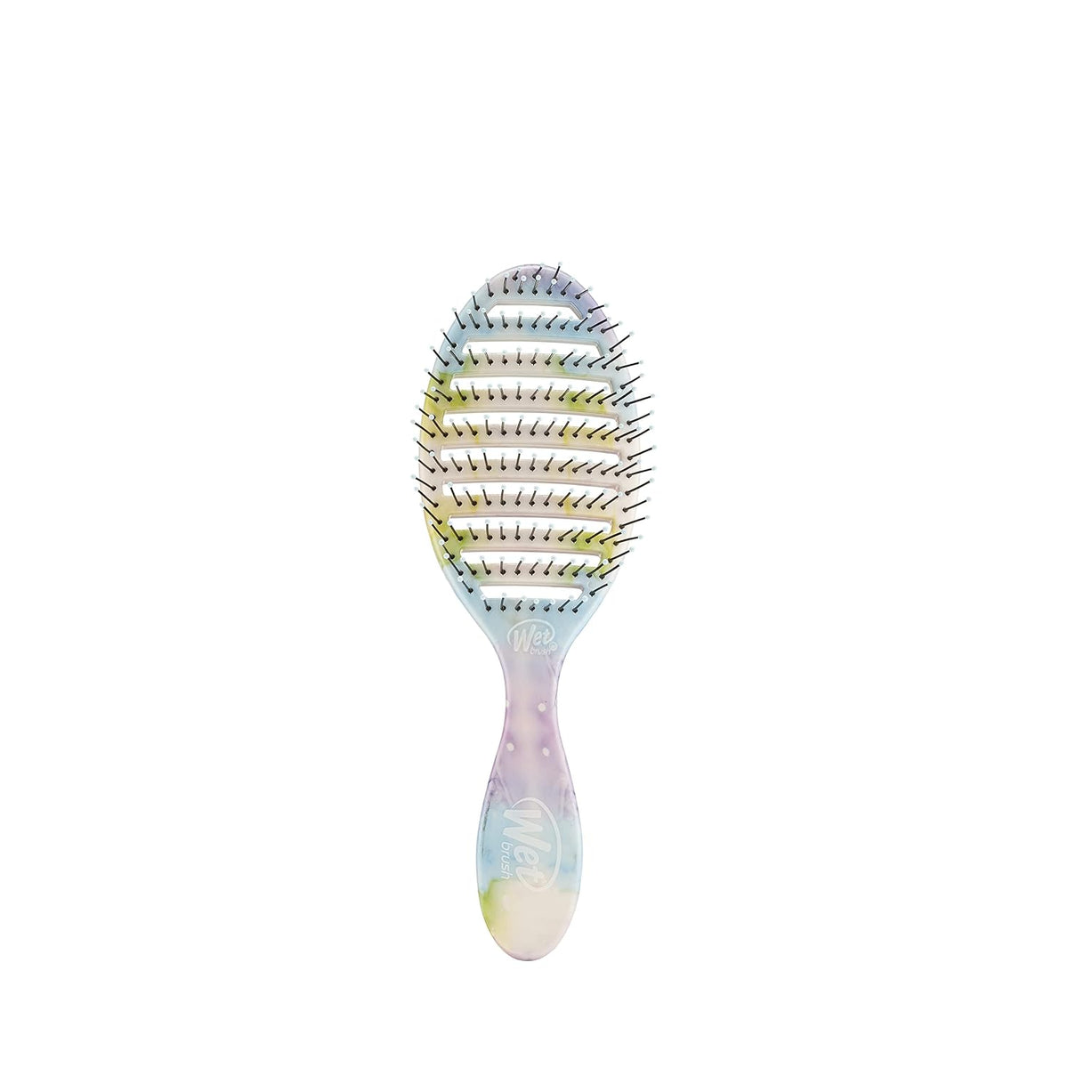 Speed Dry Hair Brush, Amazon Exclusive Aqua, Vented Design & Soft HeatFlex Bristles, Blow Dry Safe, Ergonomic Handle Manages Tangles & Uncontrollable Strands, Pain-Free Hair Accessories