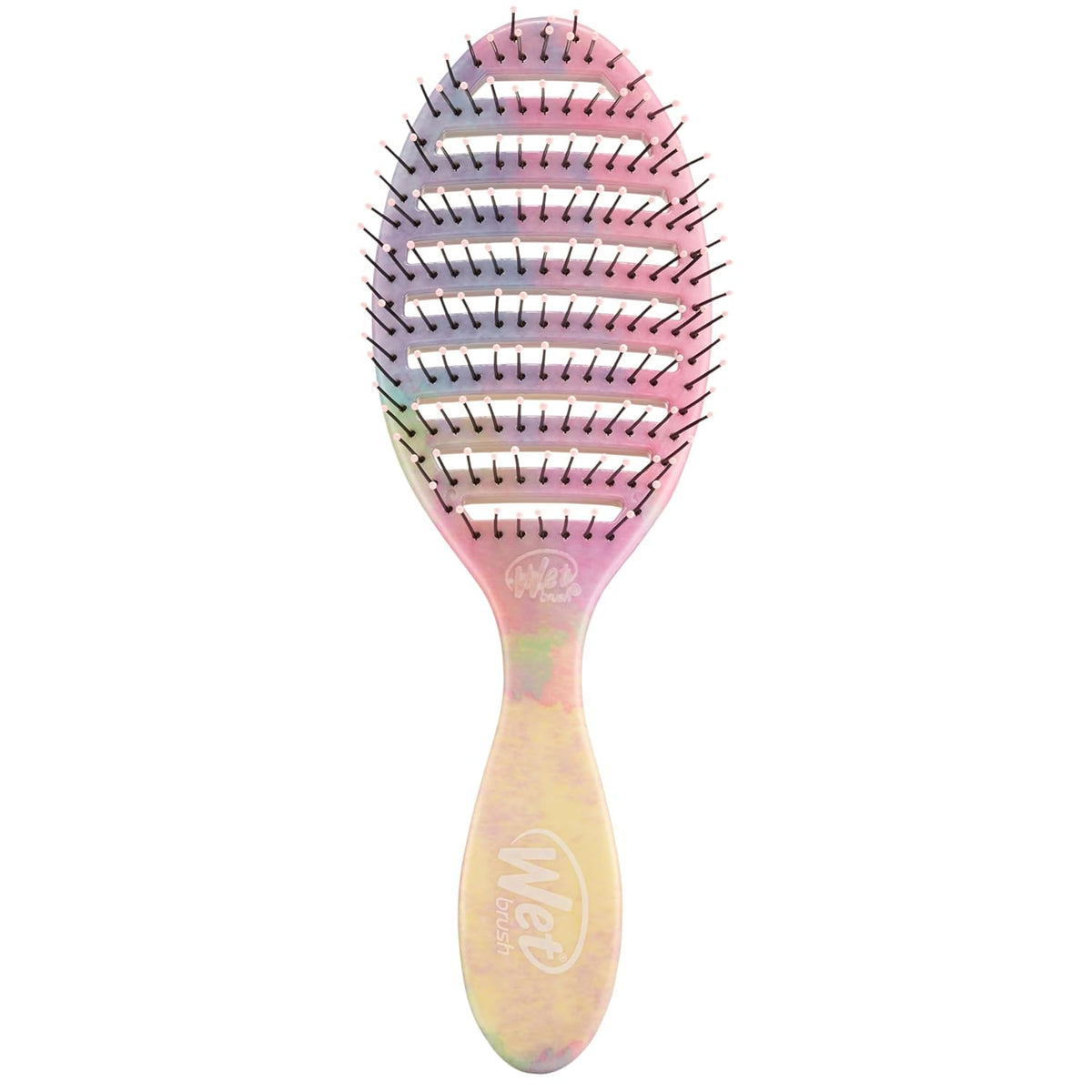 Speed Dry Hair Brush, Amazon Exclusive Aqua, Vented Design & Soft HeatFlex Bristles, Blow Dry Safe, Ergonomic Handle Manages Tangles & Uncontrollable Strands, Pain-Free Hair Accessories