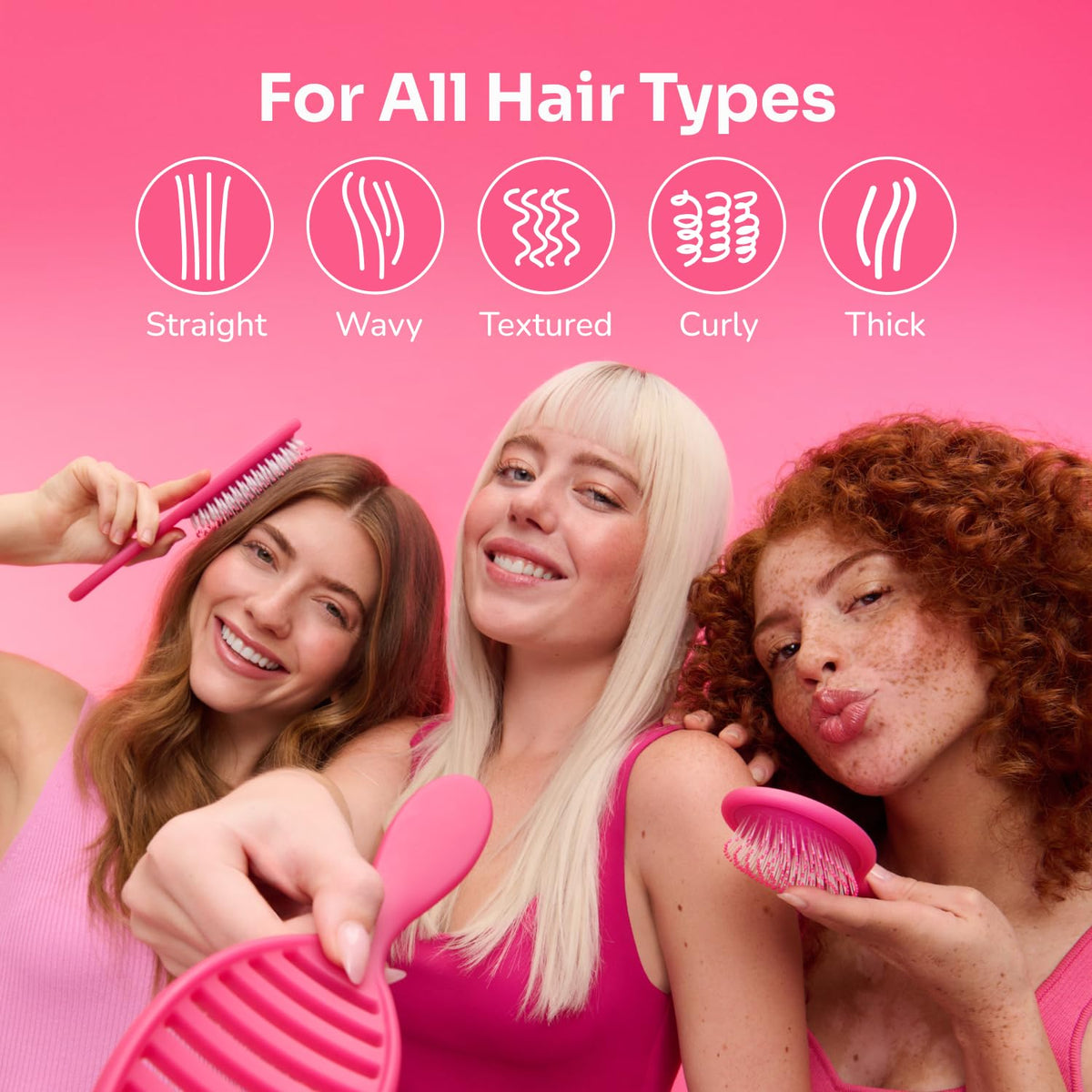 Speed Dry Hair Brush, Amazon Exclusive Aqua, Vented Design & Soft HeatFlex Bristles, Blow Dry Safe, Ergonomic Handle Manages Tangles & Uncontrollable Strands, Pain-Free Hair Accessories