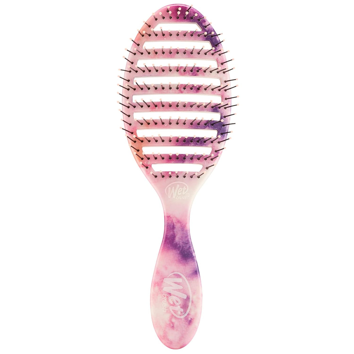 Speed Dry Hair Brush, Amazon Exclusive Aqua, Vented Design & Soft HeatFlex Bristles, Blow Dry Safe, Ergonomic Handle Manages Tangles & Uncontrollable Strands, Pain-Free Hair Accessories