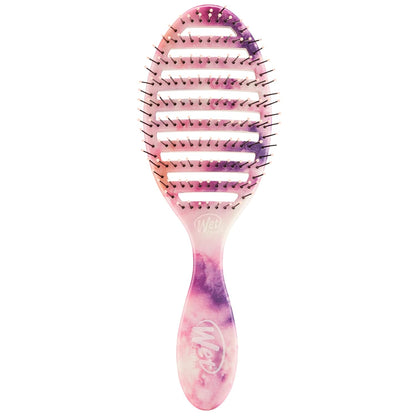 Speed Dry Hair Brush, Amazon Exclusive Aqua, Vented Design & Soft HeatFlex Bristles, Blow Dry Safe, Ergonomic Handle Manages Tangles & Uncontrollable Strands, Pain-Free Hair Accessories