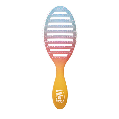 Speed Dry Hair Brush, Amazon Exclusive Aqua, Vented Design & Soft HeatFlex Bristles, Blow Dry Safe, Ergonomic Handle Manages Tangles & Uncontrollable Strands, Pain-Free Hair Accessories