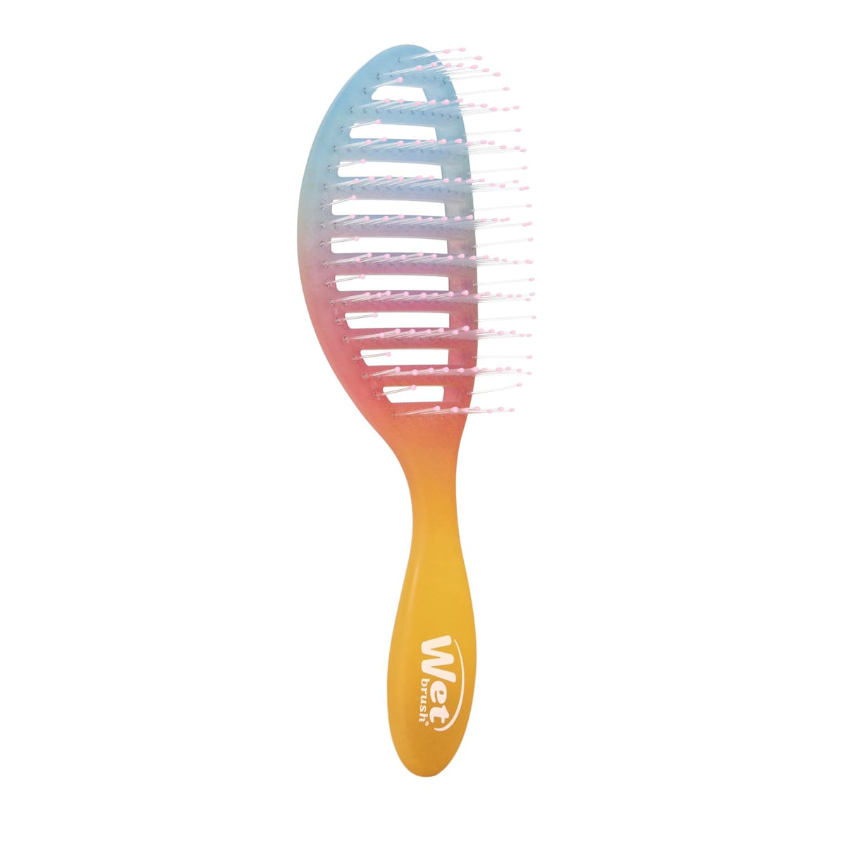 Speed Dry Hair Brush, Amazon Exclusive Aqua, Vented Design & Soft HeatFlex Bristles, Blow Dry Safe, Ergonomic Handle Manages Tangles & Uncontrollable Strands, Pain-Free Hair Accessories
