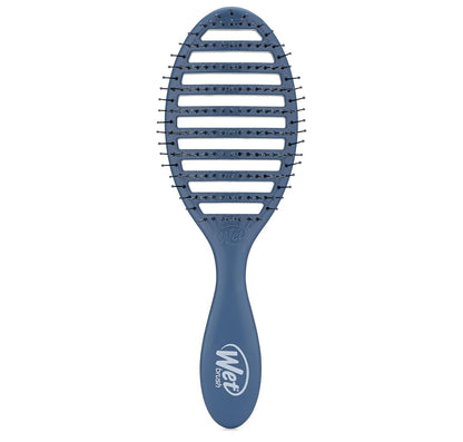Speed Dry Hair Brush, Amazon Exclusive Aqua, Vented Design & Soft HeatFlex Bristles, Blow Dry Safe, Ergonomic Handle Manages Tangles & Uncontrollable Strands, Pain-Free Hair Accessories