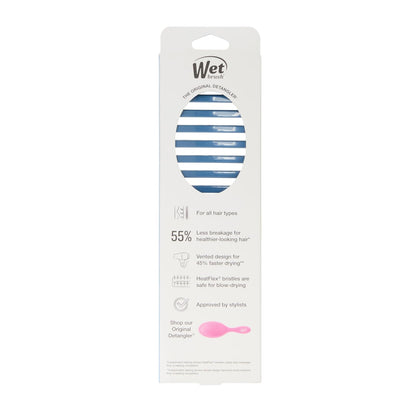 Speed Dry Hair Brush, Amazon Exclusive Aqua, Vented Design & Soft HeatFlex Bristles, Blow Dry Safe, Ergonomic Handle Manages Tangles & Uncontrollable Strands, Pain-Free Hair Accessories