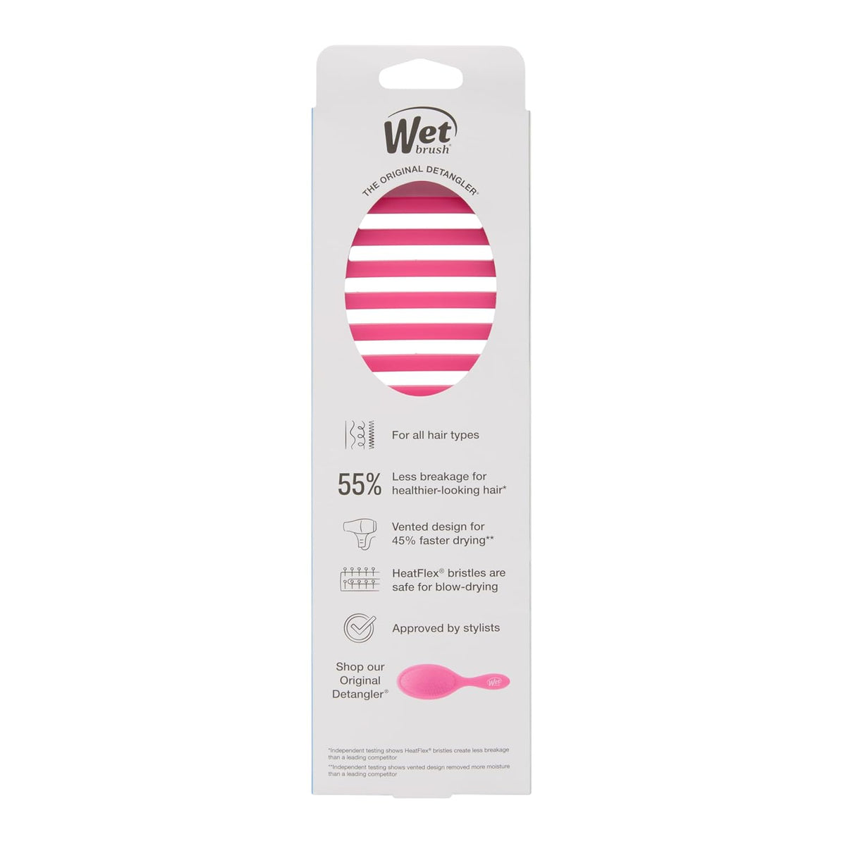 Speed Dry Hair Brush, Amazon Exclusive Aqua, Vented Design & Soft HeatFlex Bristles, Blow Dry Safe, Ergonomic Handle Manages Tangles & Uncontrollable Strands, Pain-Free Hair Accessories