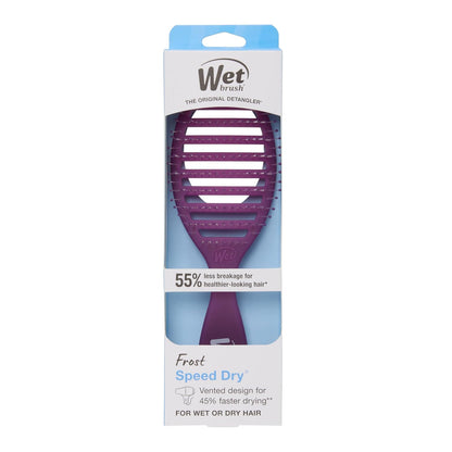 Speed Dry Hair Brush, Amazon Exclusive Aqua, Vented Design & Soft HeatFlex Bristles, Blow Dry Safe, Ergonomic Handle Manages Tangles & Uncontrollable Strands, Pain-Free Hair Accessories