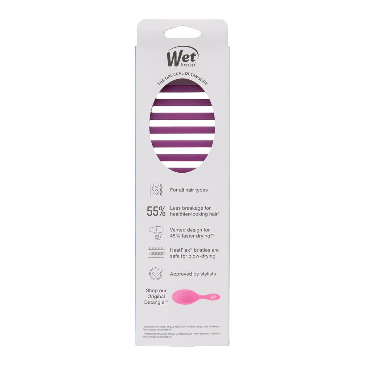 Speed Dry Hair Brush, Amazon Exclusive Aqua, Vented Design & Soft HeatFlex Bristles, Blow Dry Safe, Ergonomic Handle Manages Tangles & Uncontrollable Strands, Pain-Free Hair Accessories