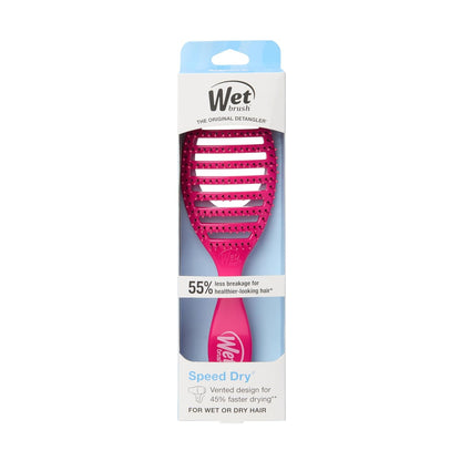 Speed Dry Hair Brush, Amazon Exclusive Aqua, Vented Design & Soft HeatFlex Bristles, Blow Dry Safe, Ergonomic Handle Manages Tangles & Uncontrollable Strands, Pain-Free Hair Accessories