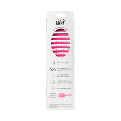 Speed Dry Hair Brush, Amazon Exclusive Aqua, Vented Design & Soft HeatFlex Bristles, Blow Dry Safe, Ergonomic Handle Manages Tangles & Uncontrollable Strands, Pain-Free Hair Accessories