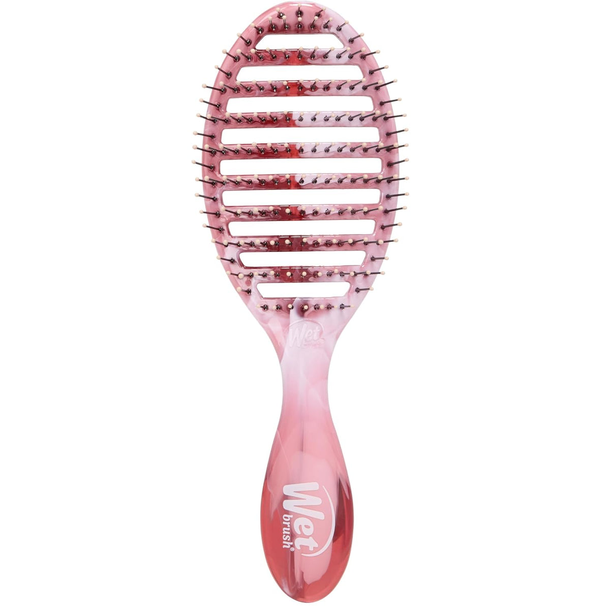 Speed Dry Hair Brush, Amazon Exclusive Aqua, Vented Design & Soft HeatFlex Bristles, Blow Dry Safe, Ergonomic Handle Manages Tangles & Uncontrollable Strands, Pain-Free Hair Accessories