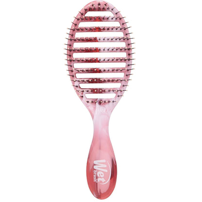 Speed Dry Hair Brush, Amazon Exclusive Aqua, Vented Design & Soft HeatFlex Bristles, Blow Dry Safe, Ergonomic Handle Manages Tangles & Uncontrollable Strands, Pain-Free Hair Accessories