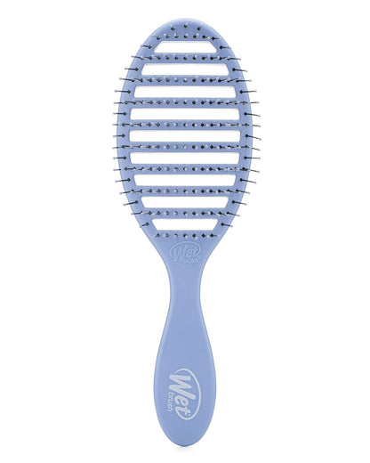 Speed Dry Hair Brush, Amazon Exclusive Aqua, Vented Design & Soft HeatFlex Bristles, Blow Dry Safe, Ergonomic Handle Manages Tangles & Uncontrollable Strands, Pain-Free Hair Accessories