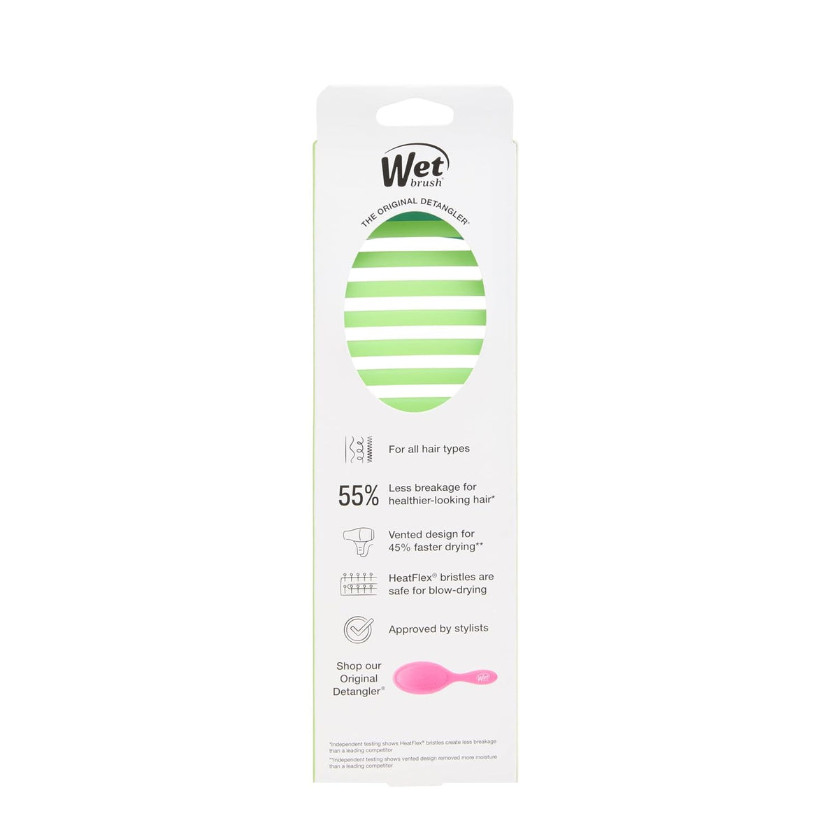 Speed Dry Hair Brush, Amazon Exclusive Aqua, Vented Design & Soft HeatFlex Bristles, Blow Dry Safe, Ergonomic Handle Manages Tangles & Uncontrollable Strands, Pain-Free Hair Accessories