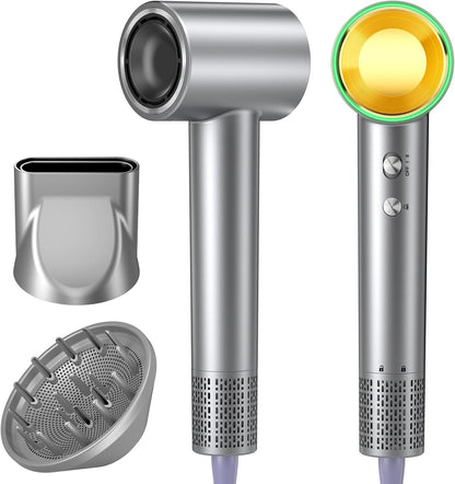 Hair Dryer 160000 RPM Ionic, 500M Negative Ions, Lightweight for Travel