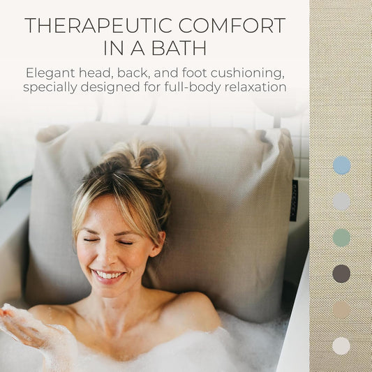 ® Luxury Bath Pillow S in Green, Thick & Quick-Drying