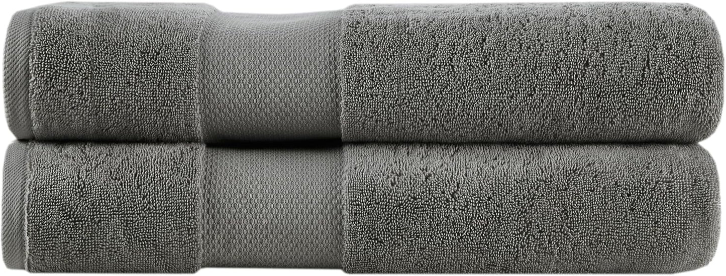 100% Turkish Cotton 600 GSM Bath Towel Set, 6 Piece, Purple