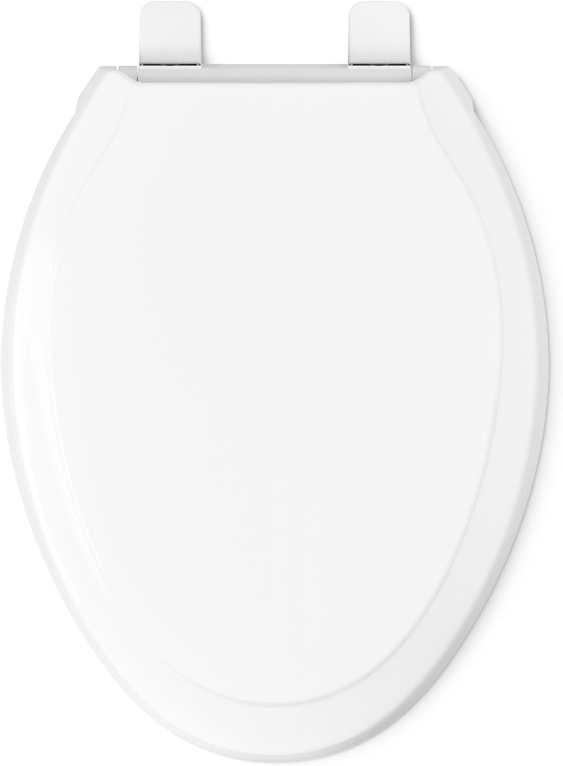 4734-RL-0 Rutledge ReadyLatch Soft Close Elongated Toilet Seat, Quiet-Close Lid Grip-Tight Bumpers, Installation Hardware, Home Essentials, White