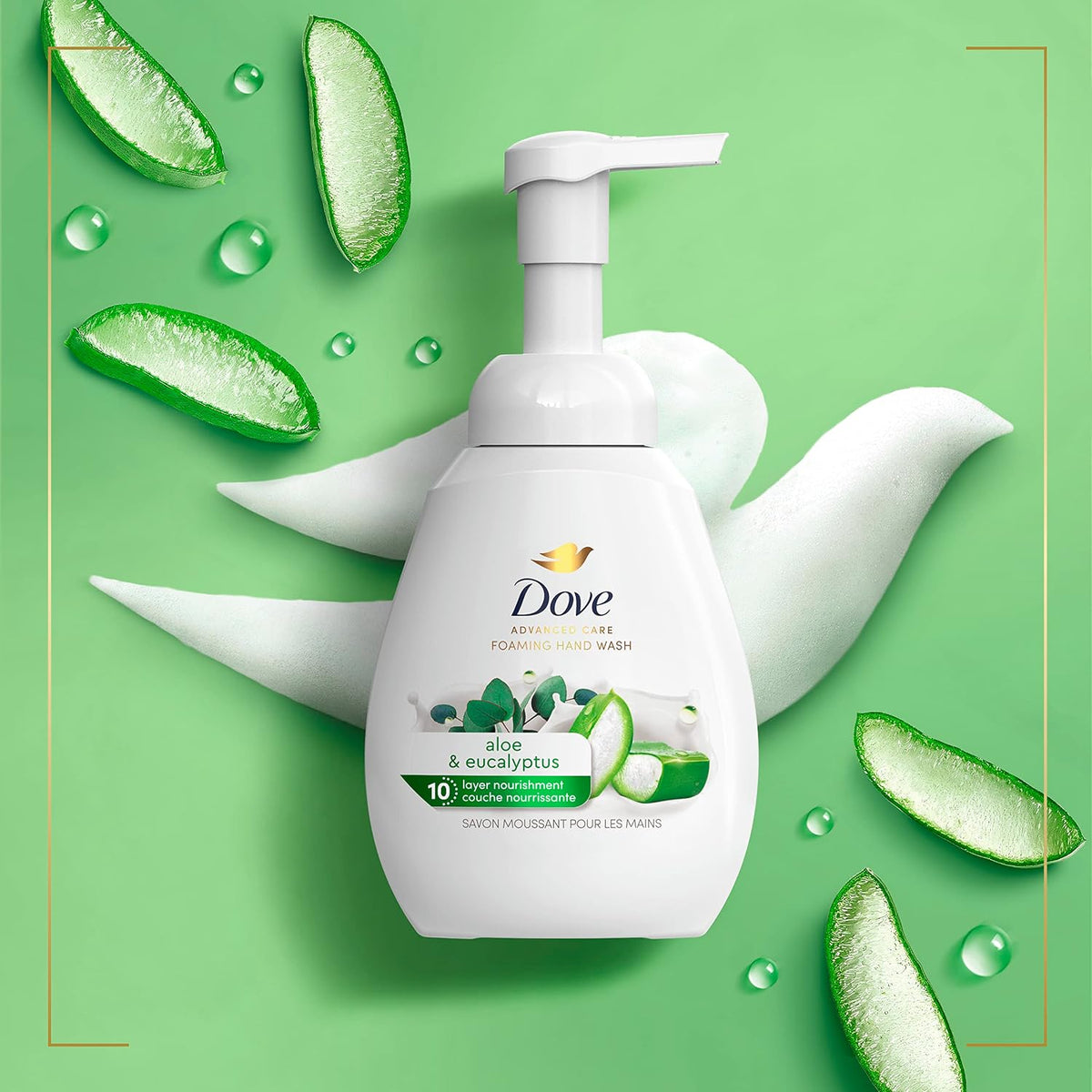 Foaming Hand Wash Aloe & Eucalyptus Protects Skin 4 Count 10.1 oz