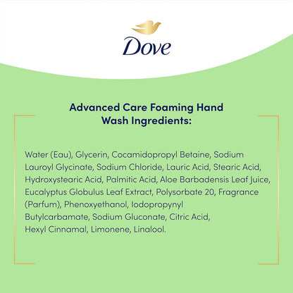 Foaming Hand Wash Aloe & Eucalyptus Protects Skin 4 Count 10.1 oz