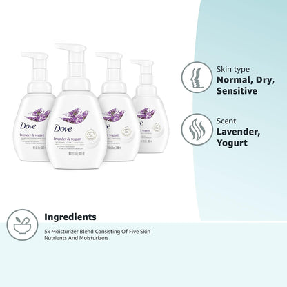 Foaming Hand Wash Aloe & Eucalyptus Protects Skin 4 Count 10.1 oz