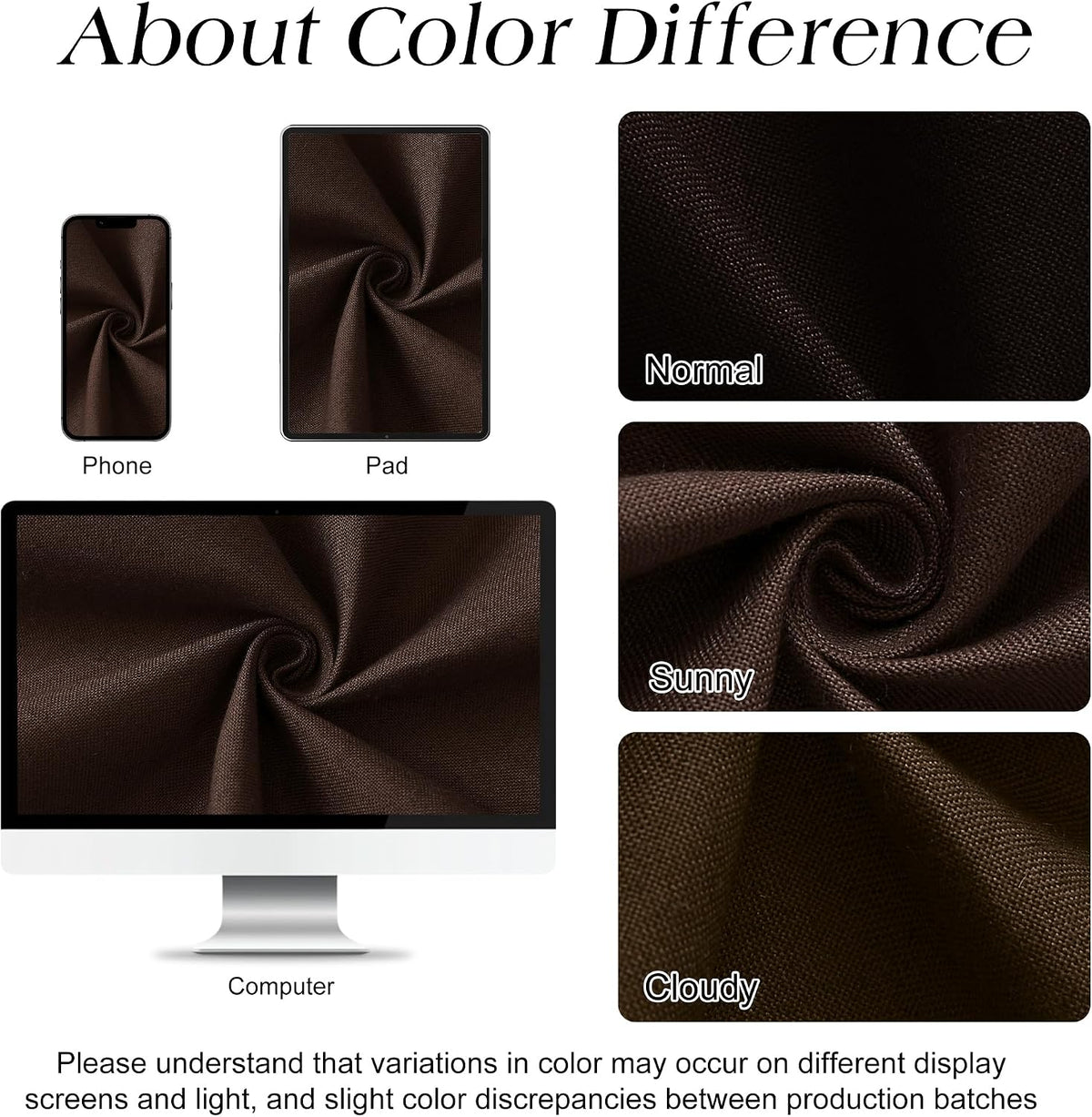 Linen Shower Curtain 72 Inch Long for Bathroom Beige 1 Panel - Colors B
