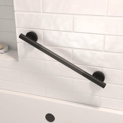 Shower Grab Bars, 12" Stainless Steel Bathroom Safety Grab Bar | Upgrade Anti-Slip Knurling Shower Grab for Bathtub, Shower Handle for Elderly and Handicap, ADA Compliant, Brushed Nicke
