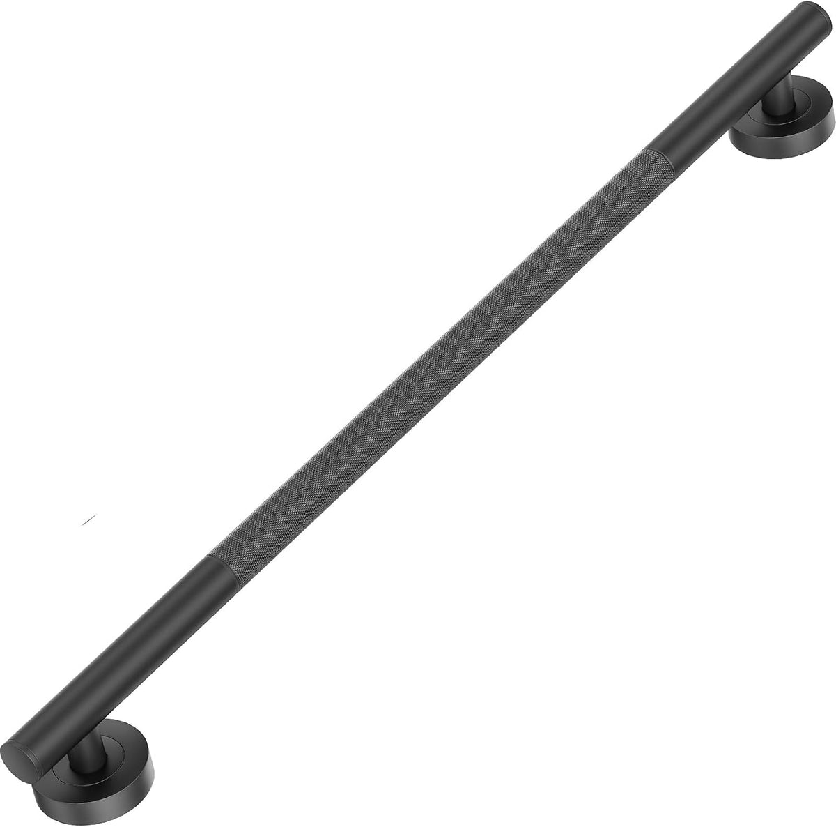 Shower Grab Bars, 12" Stainless Steel Bathroom Safety Grab Bar | Upgrade Anti-Slip Knurling Shower Grab for Bathtub, Shower Handle for Elderly and Handicap, ADA Compliant, Brushed Nicke
