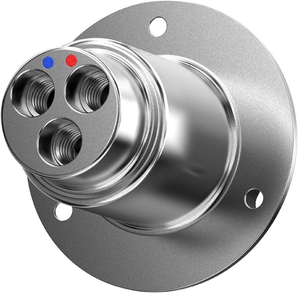 Aquor Utility Mixing Valve, Compact G1/2 inch Thermostatic Mixing Valve with Hot/Cold Temperature Control, Hydrant Pairing for Boat, Marine, and RV Outdoor Shower, Stainless Steel