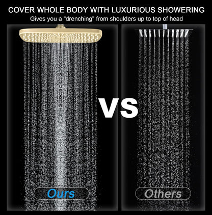Rain Shower Head with Handheld Showerhead, Nickel 1.8GPM 460311