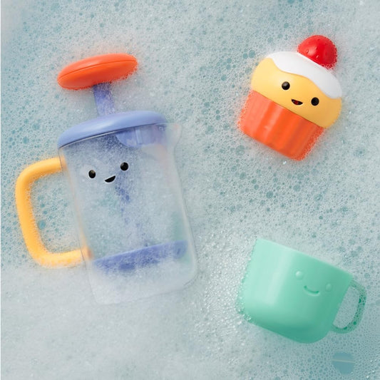 Baby Bath Toy Tub-to-Table Café Bubble & Foam Set Bathtub Sensory Development Toy Age 12m+