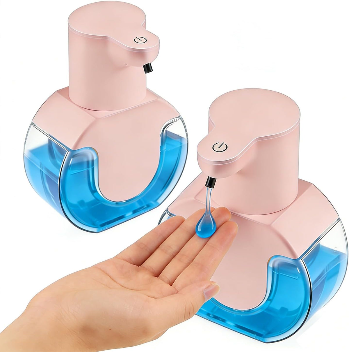 Automatic Soap Dispenser Touchless,Rechargeable Foaming Soap Dispenser,15oz/420ml Smart Hand Soap Dispensers,4-Level Adjustable,Wall Mount for Bathroom Kitchen Dish Soap,Hands-Free (Black)