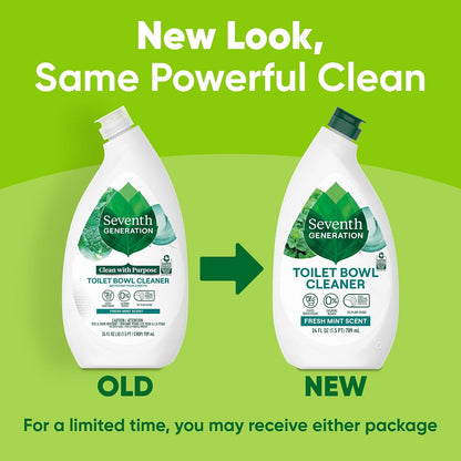 Toilet Bowl Cleaner, Fresh Mint scent, 24 oz