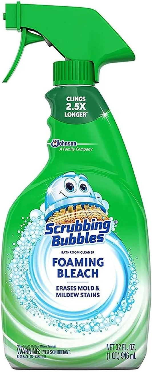 Foaming Bleach Bathroom Cleaner, 32oz