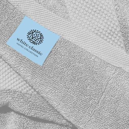 Luxury White Hand Towels - 100% Turkish Cotton, 16x30, 6 Pack