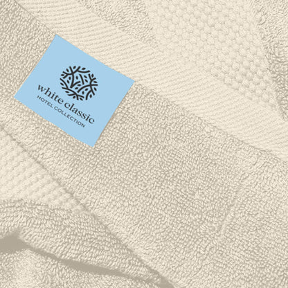 Luxury White Hand Towels - 100% Turkish Cotton, 16x30, 6 Pack